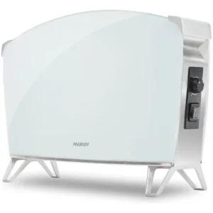 CONVECTOR ELECTRICO PEABODY VITRO 1500W BLANCO PE-BVC15B