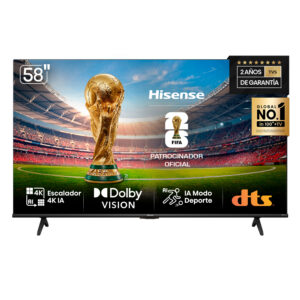 TELEVISOR LED 58" HISENSE SMART UHD 4K VIDAA