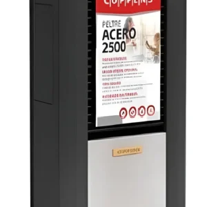 CALEFACTOR COPPENS 2500 TBU IZQUIERDO ACERO