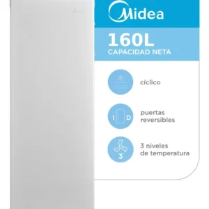 FREEZER MIDEA 160LTS VERTICAL BLANCO