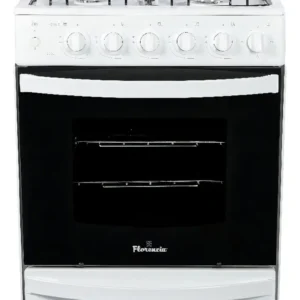 COCINA FLORENCIA 4 HORNALLAS BLANCA ENCEND. UNA MANO C/TIMER